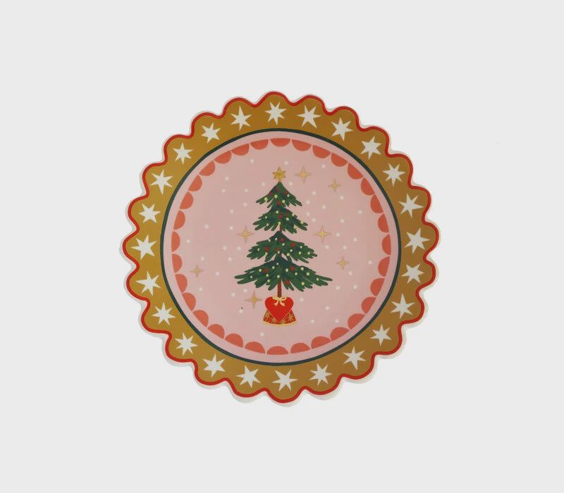 Serveerbord kerstboom