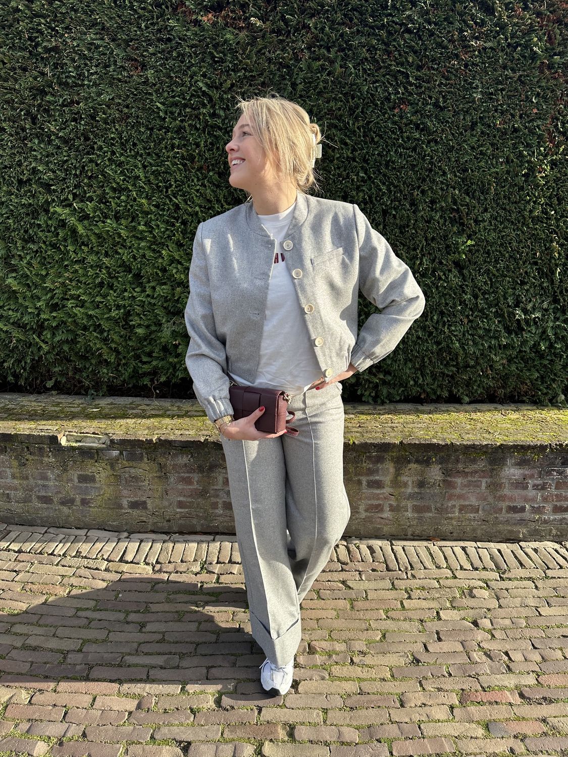 JV JAGGER broek - grey silver