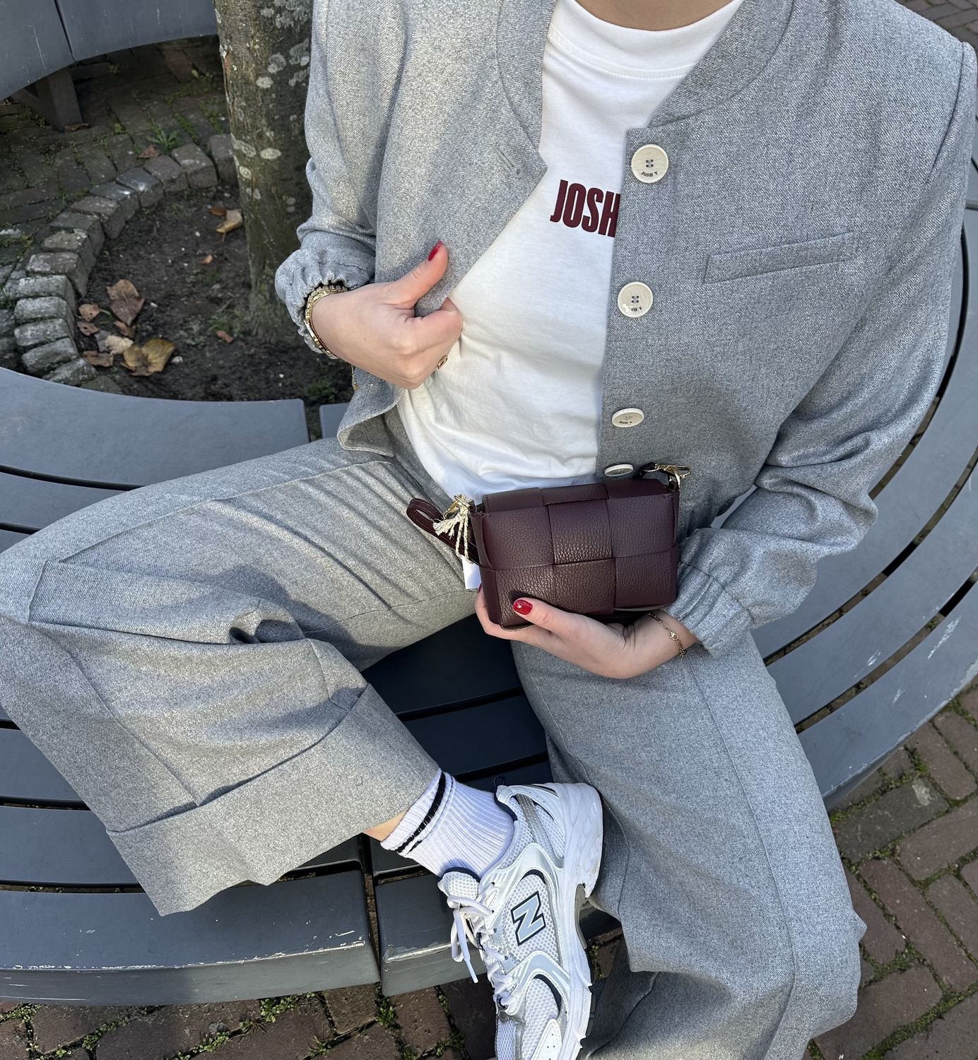 JV FABIENNE jacket - grey silver
