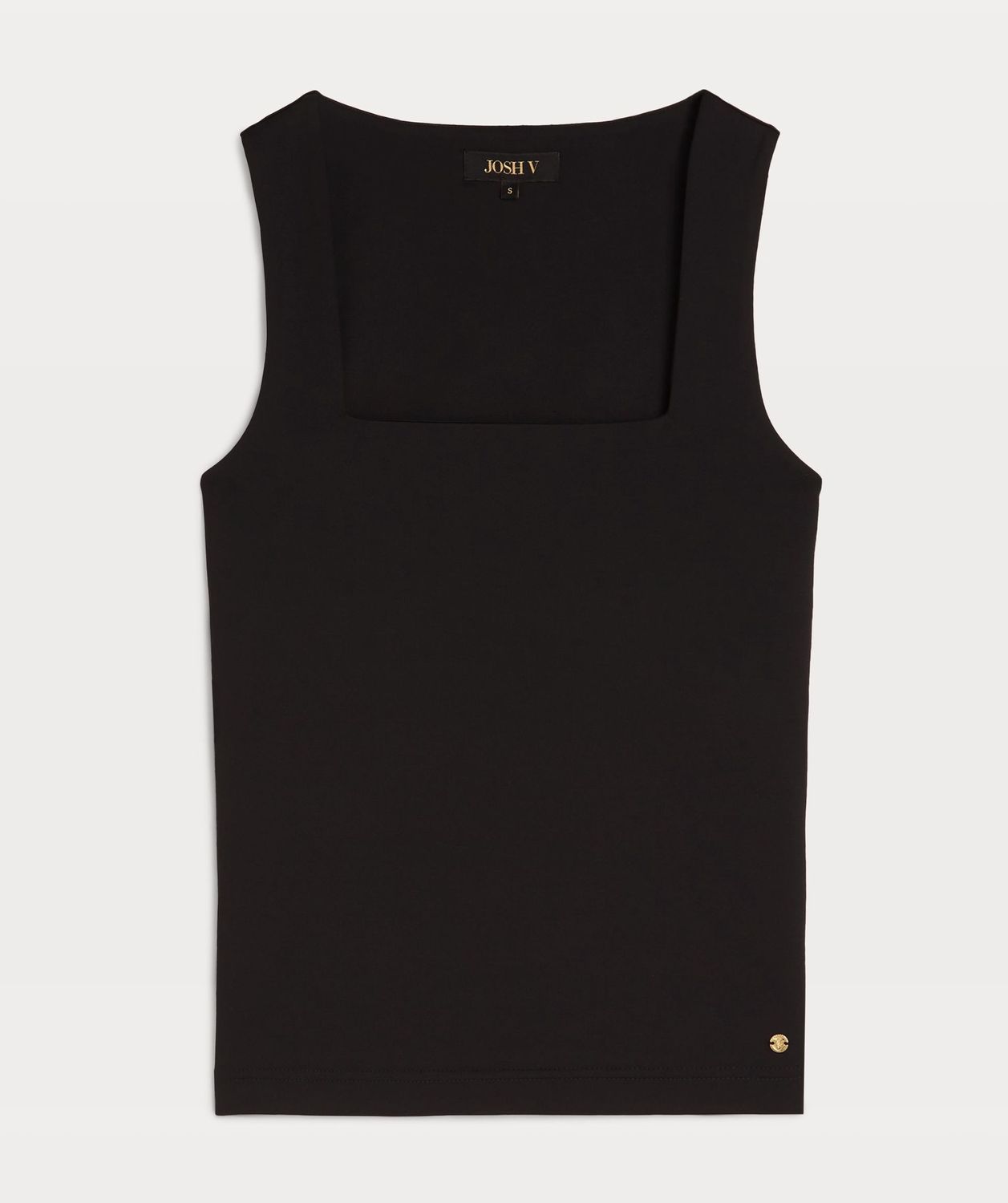 JV LINDE slim fit top - black