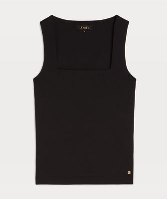 JV LINDE slim fit top - black