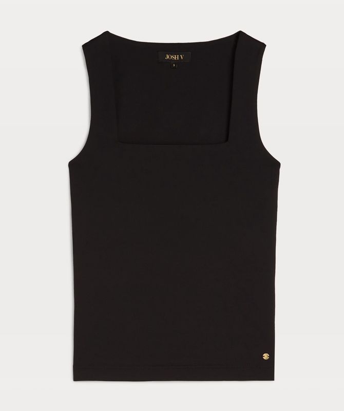 JV LINDE slim fit top - black