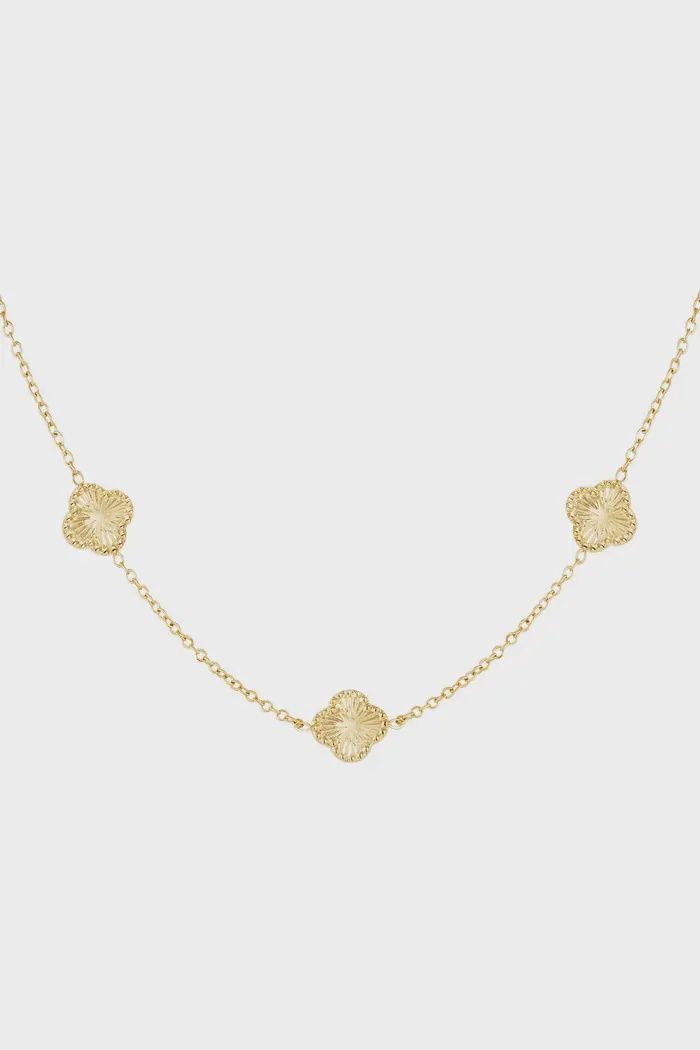 Ketting met klavertjes en patroon