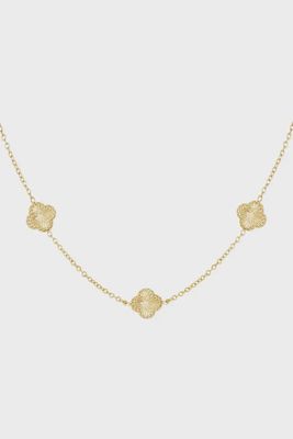 Ketting met klavertjes en patroon