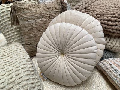 Kussen rond fluweel Ø40 cm