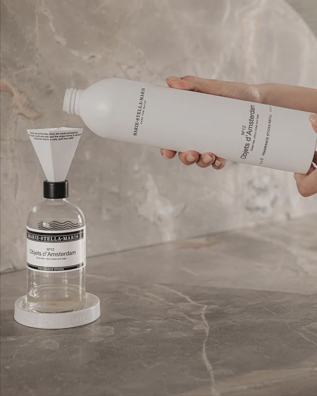 Geurstokjes Refill 750 ml No.12 Objets d&#39;Amsterdam