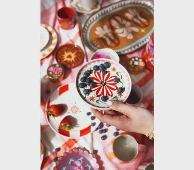 Serveer bordje 'Flower'