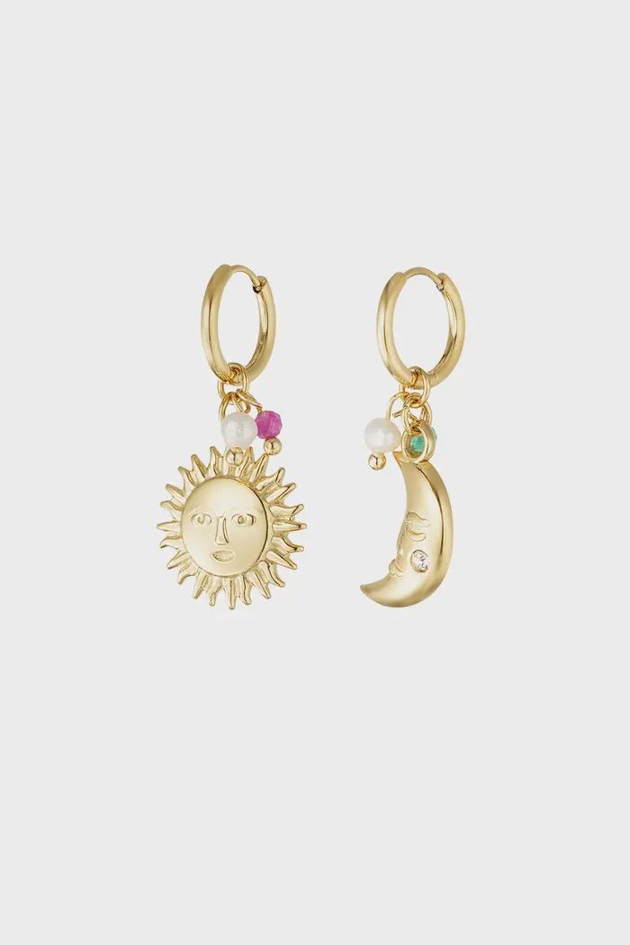Oorbellen &#39;solar duo&#39;
