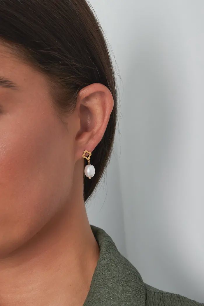 Oorbellen pearl muse