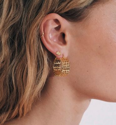 Single Bisou oorknopje