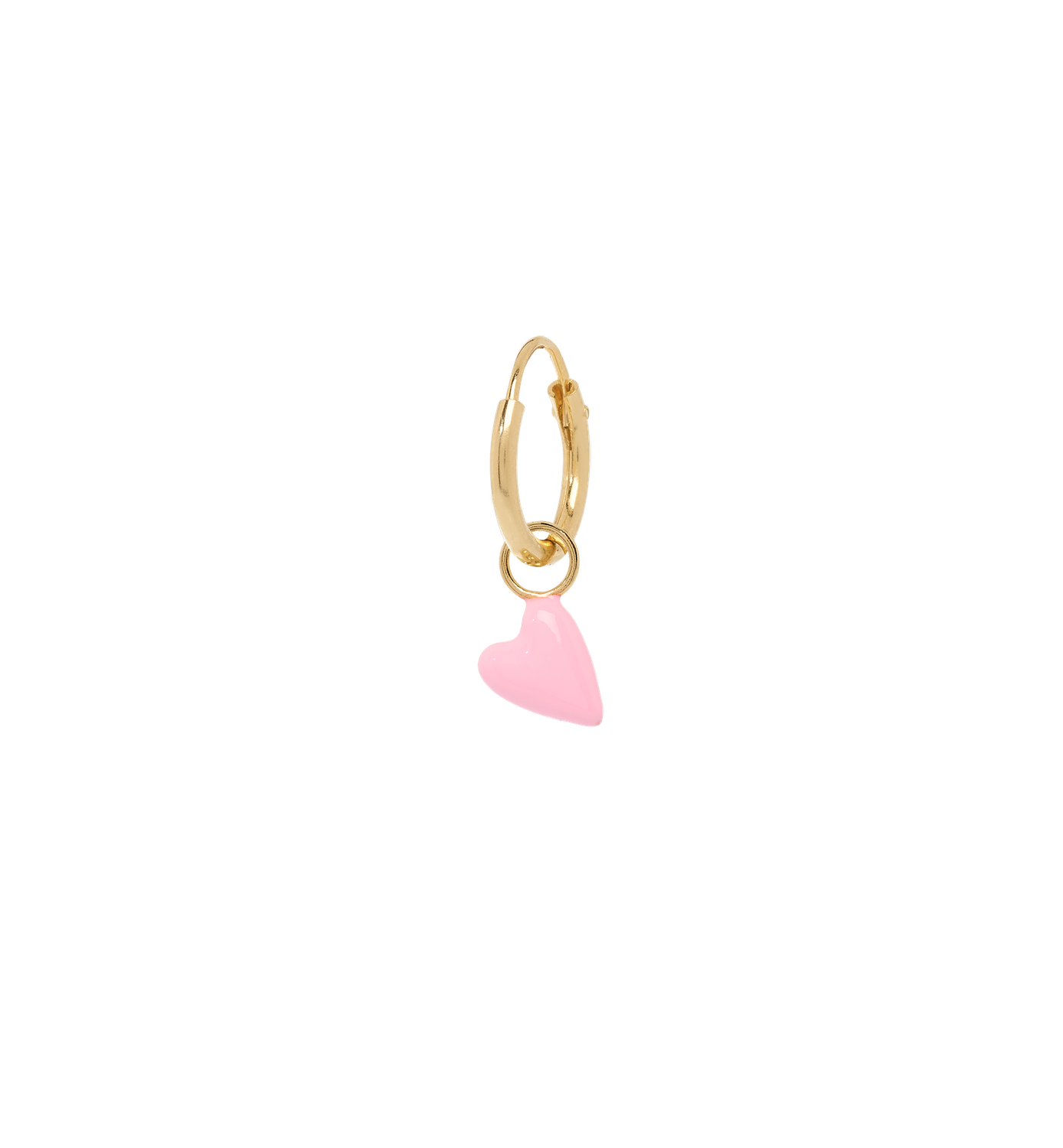 Single Rose Heartbeat oorbel