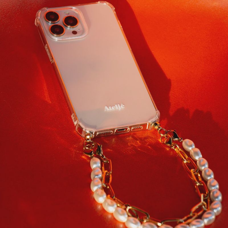 Short phone cord 'Goldie'