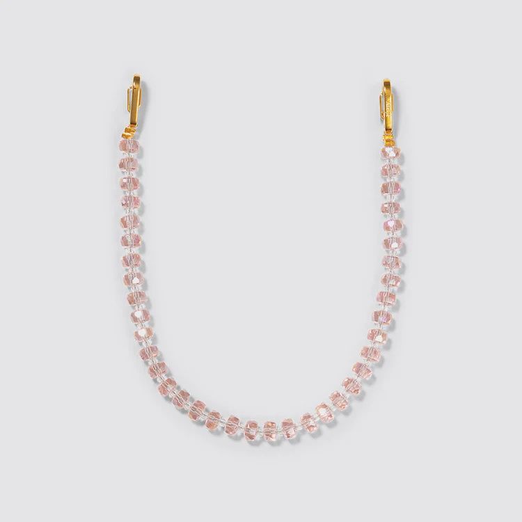Short phone cord &#39;Pink Crystal&#39;