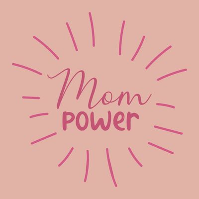 Tegeltje &#39;Mom Power&#39;