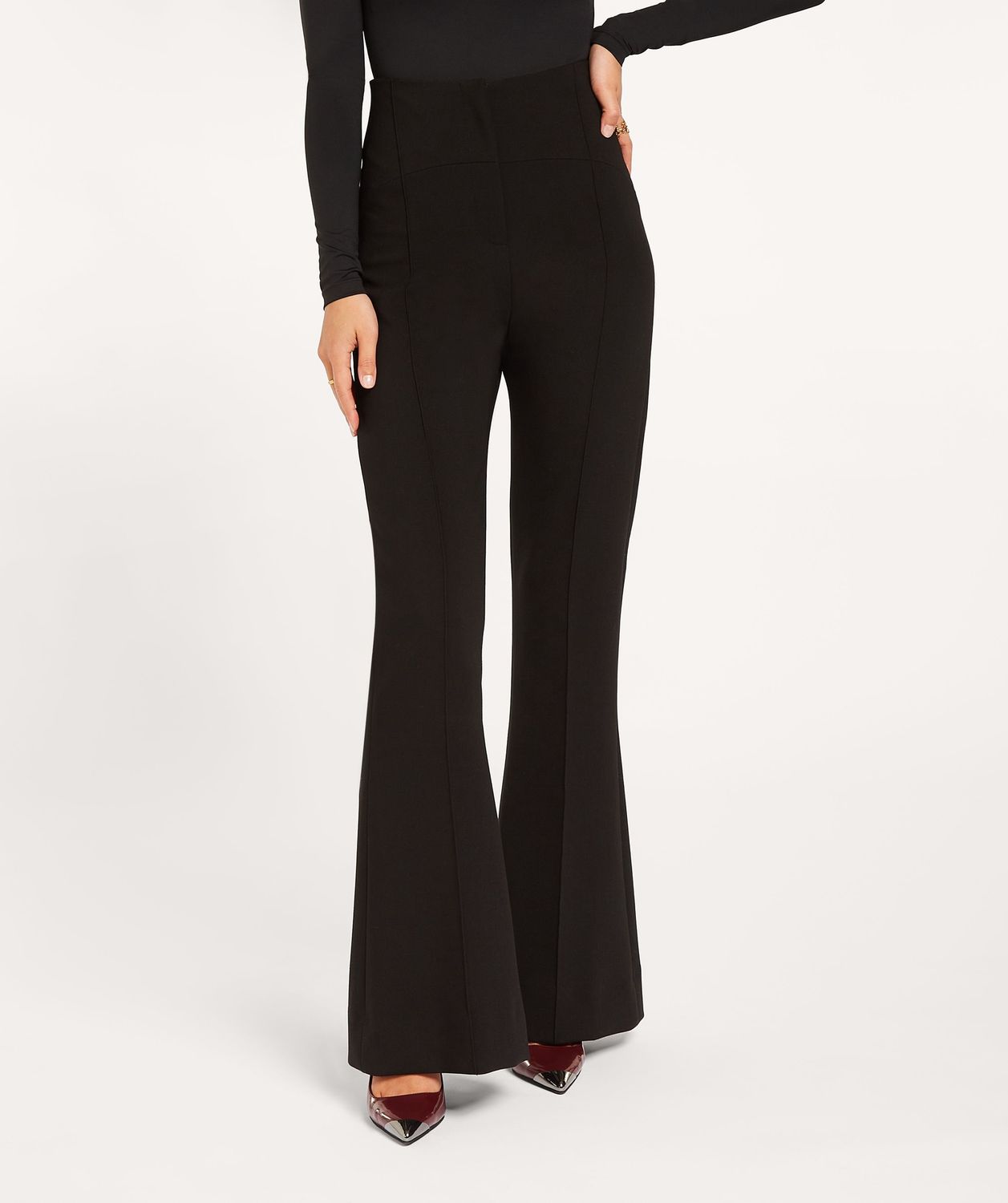 JV KIT broek flared - black