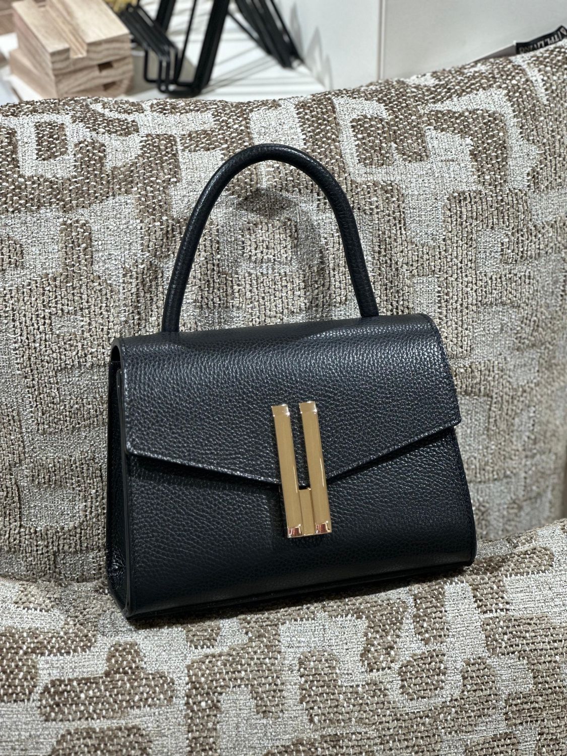Leren tas &#39;De Mellier&#39;