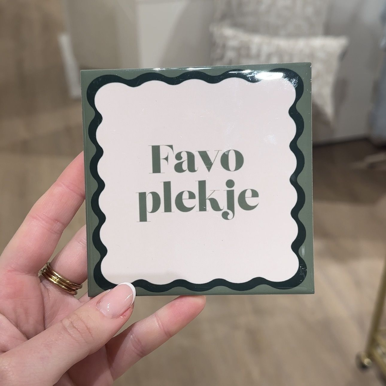 Tegeltje &#39;favo plekje&#39;