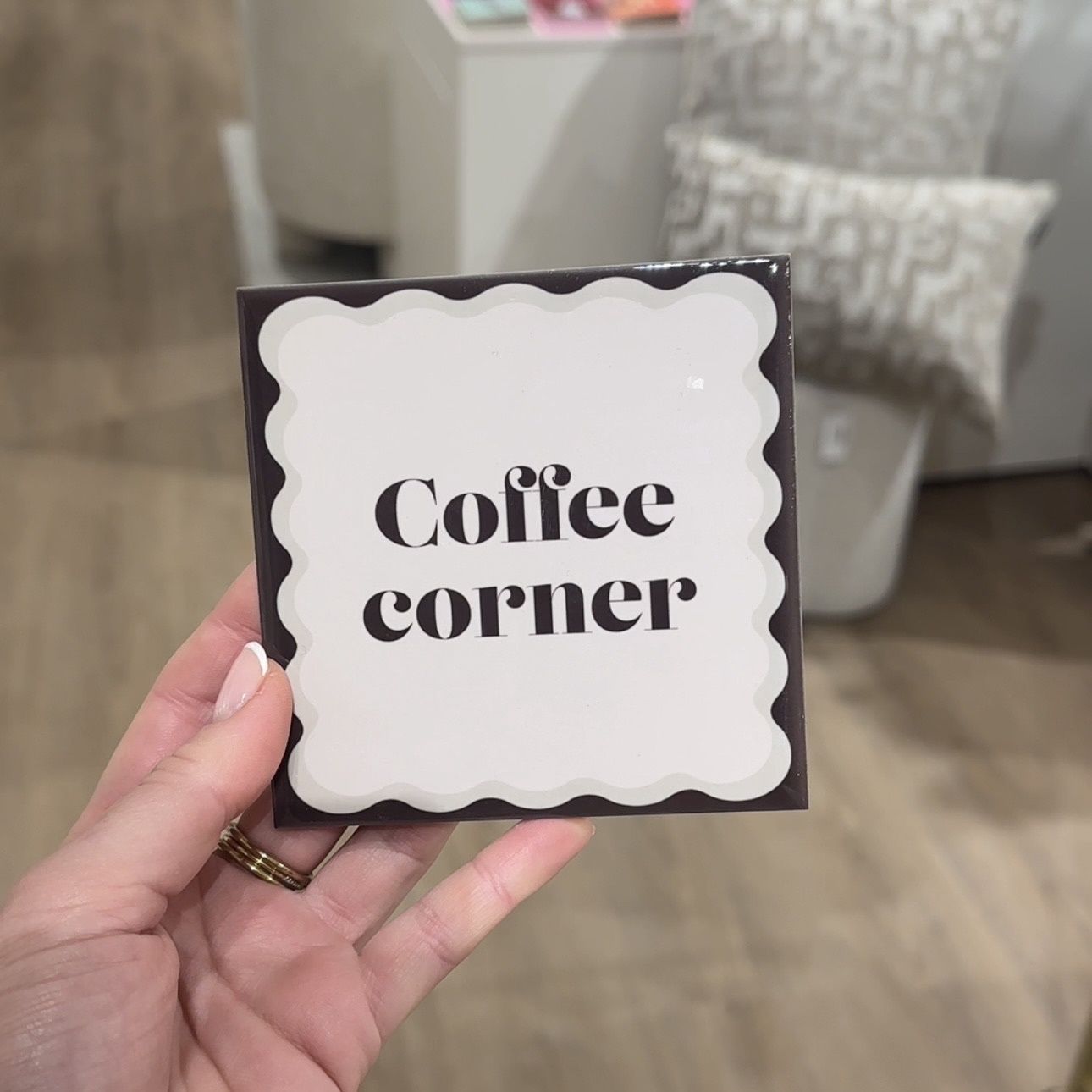 Tegeltje &#39;coffee corner&#39;