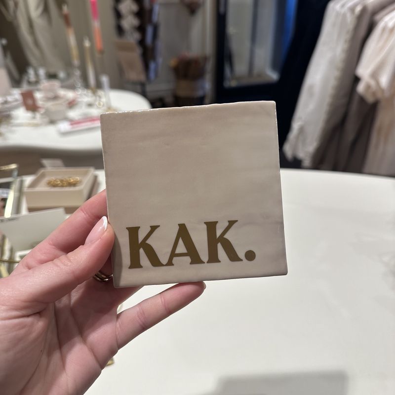 Tegeltje &#39;KAK&#39;