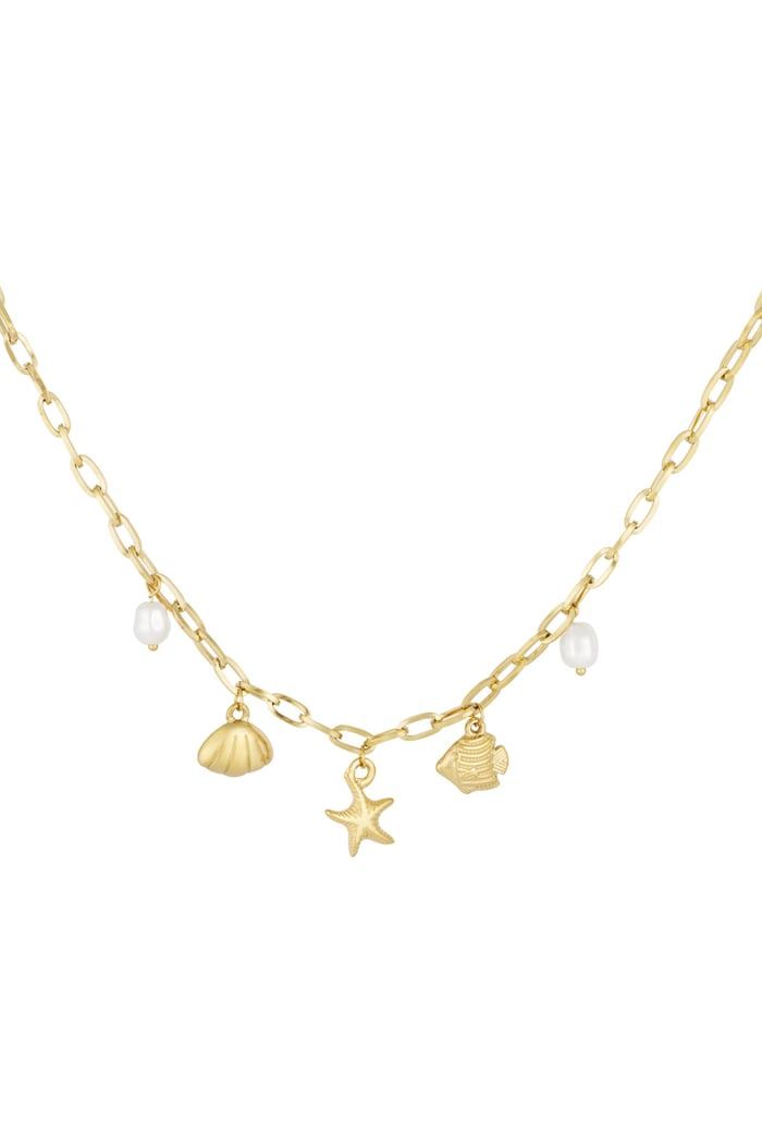 Ketting met bedels beachy