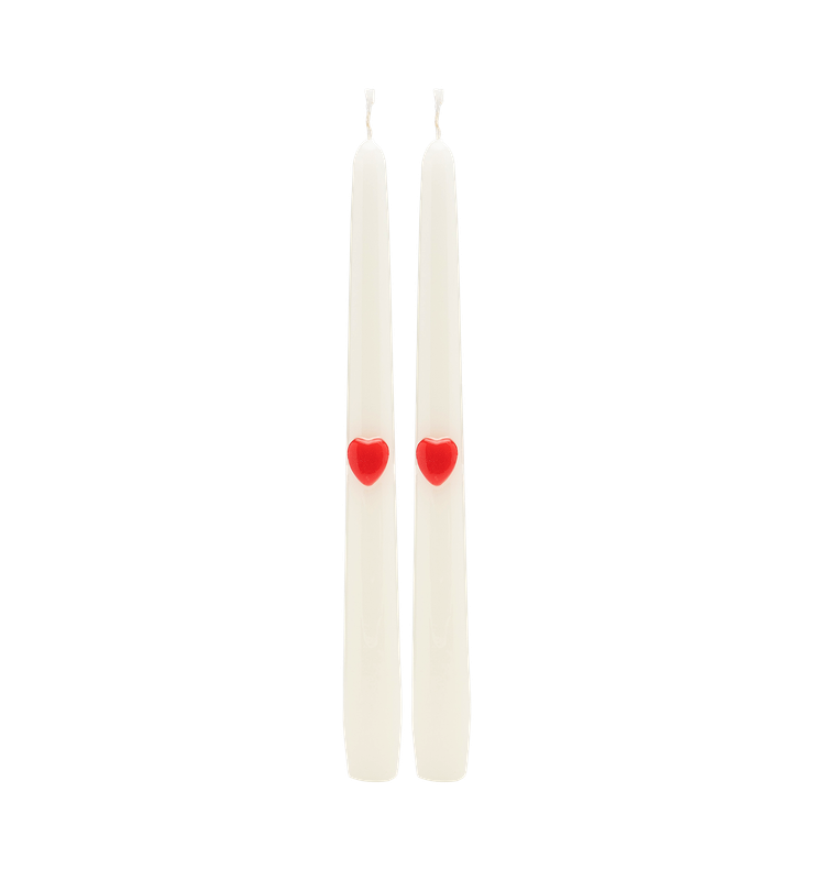 Romance kaarsen - set van 2
