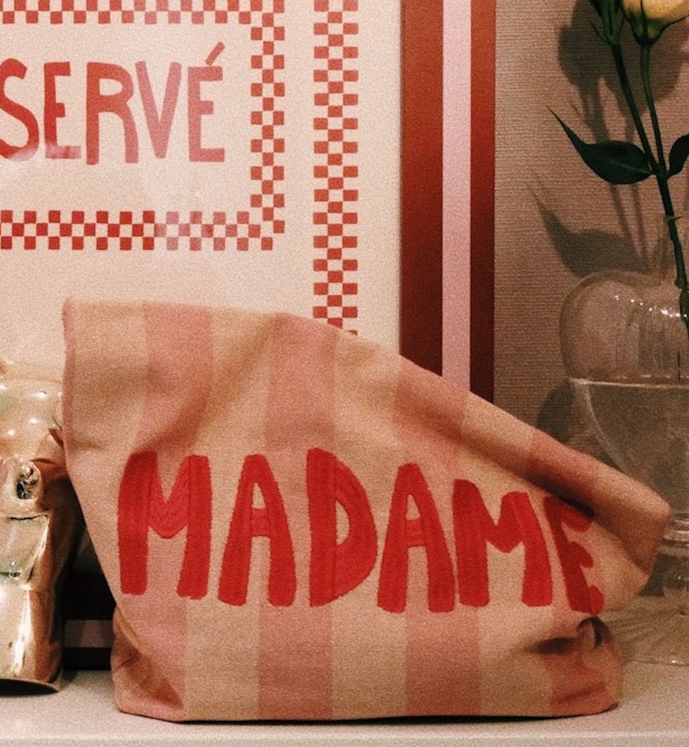 Make-up tasje &#39;MADAME&#39;