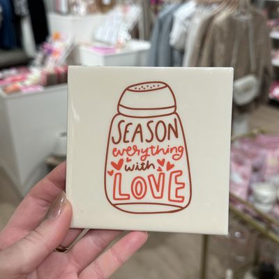 Tegeltje &#39;Season with Love&#39;