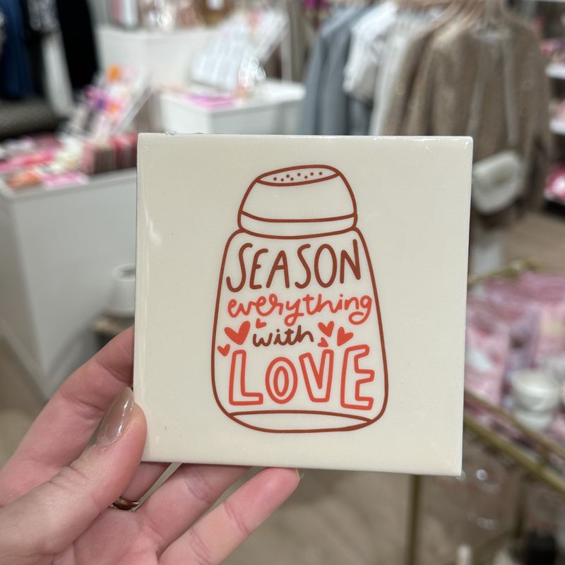 Tegeltje &#39;Season with Love&#39;