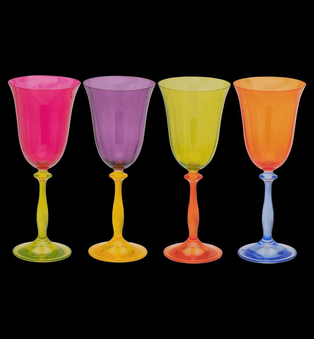 Multicoloured Wijnglazen
