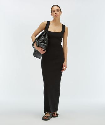 JV SHELLY lange jurk - black