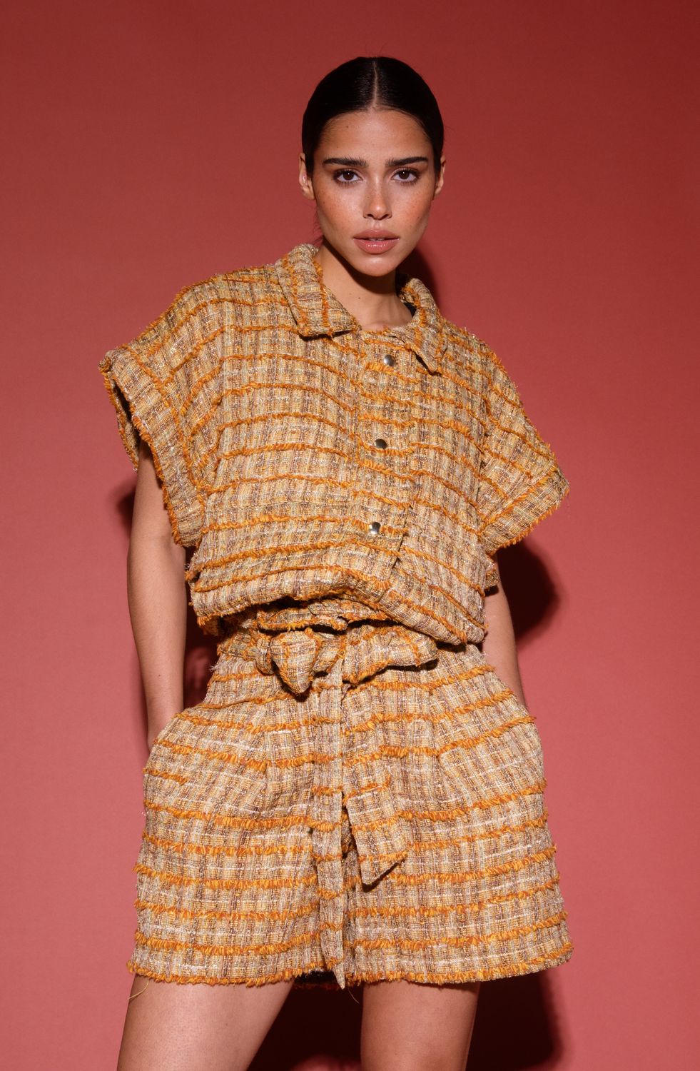 AA EDEN short - brown