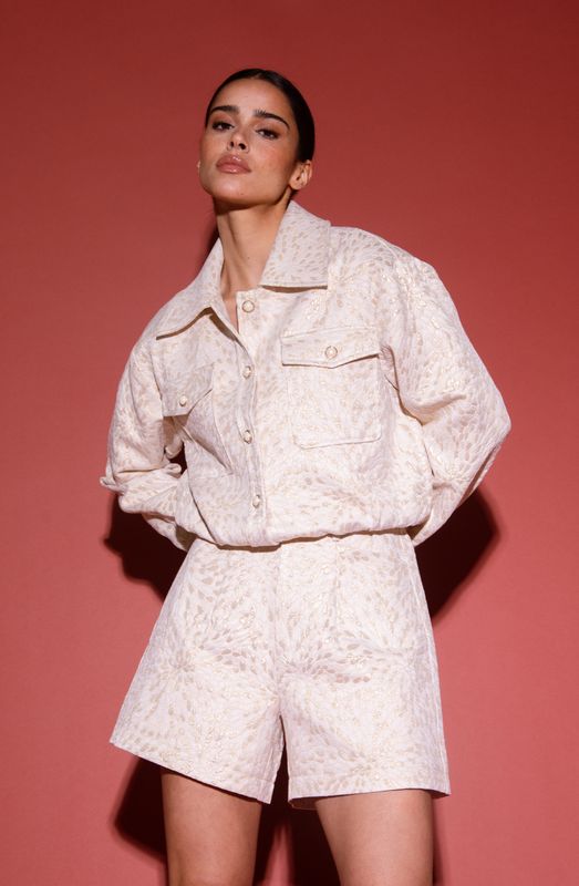 SALIA jacket - beige/gold