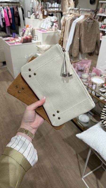 Leren clutch &#39;ISABEL&#39;