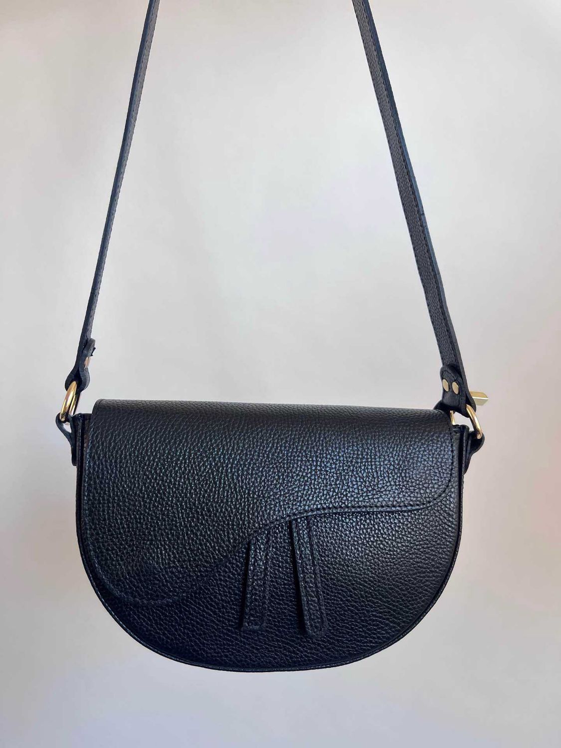 Leren tas &#39;LARA&#39;, Colour: Zwart