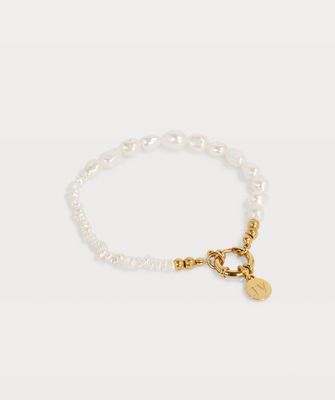 JV ZENDAYA armbandje - pearl gold