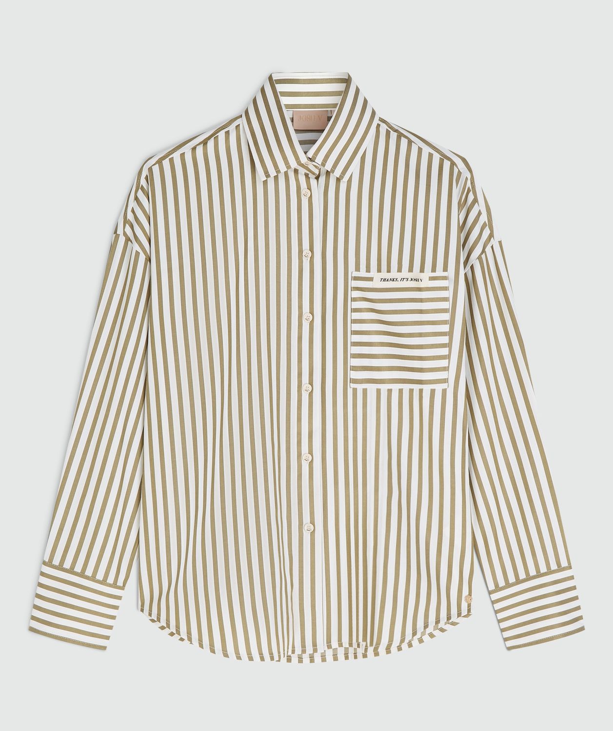 JV LEXX blouse - pistache/ecru