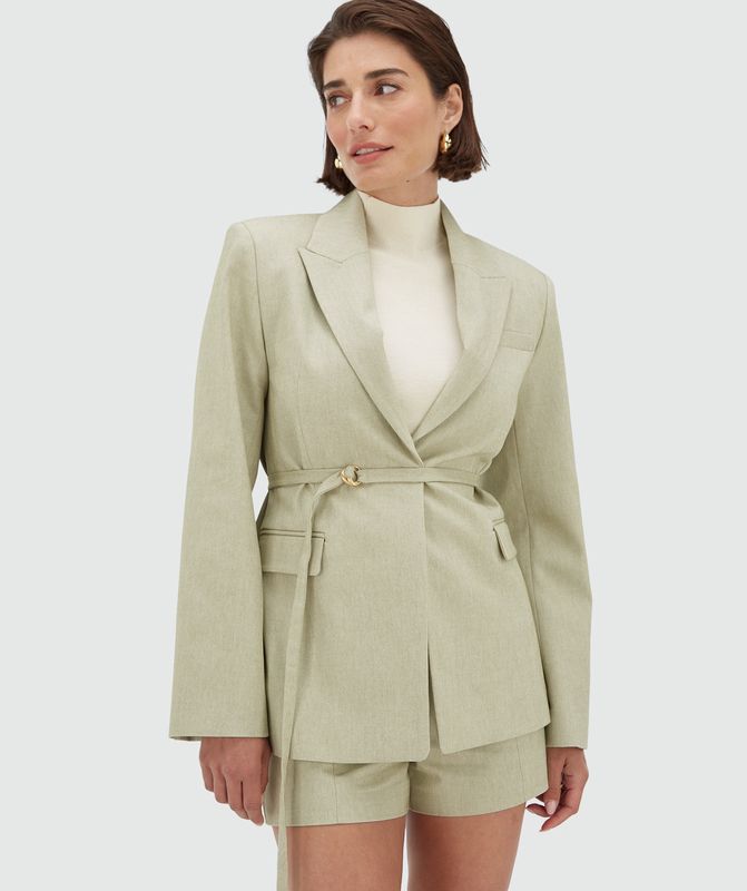 JV LOLA blazer - dusty green