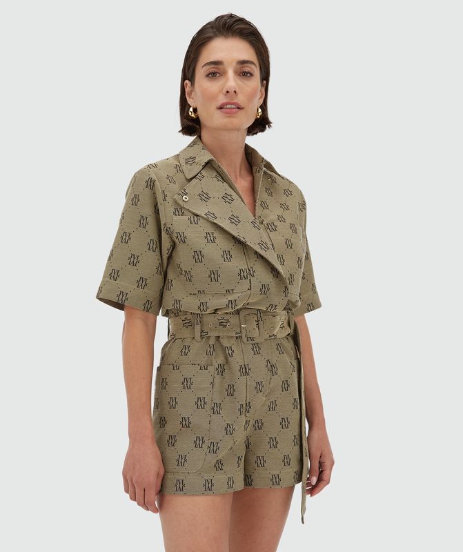 JV MAXIME playsuit - beige/black