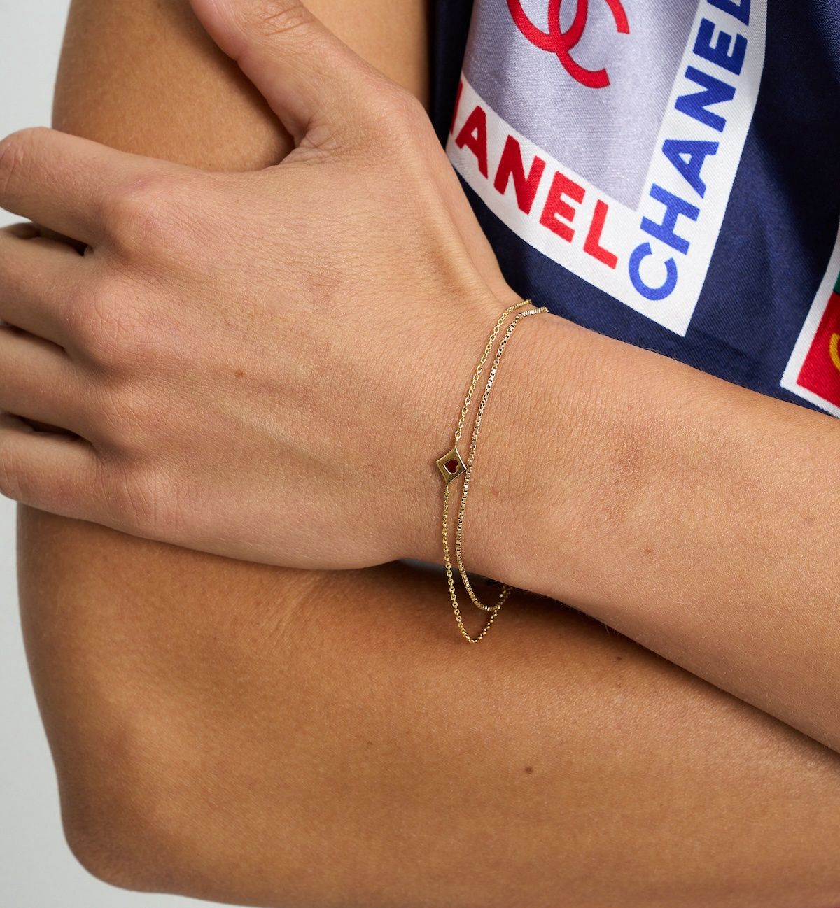 Armbandje &#39;Lucky card&#39;
