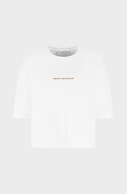 AA BAILEY t-shirt - white camel