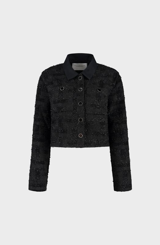 AA DAISY jacket - black glitter