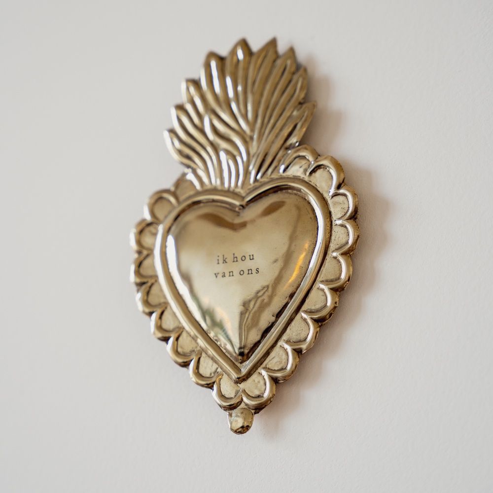 Brass hart - ik hou van ons