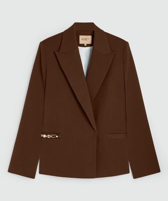 JV DEACON blazer - dark brown