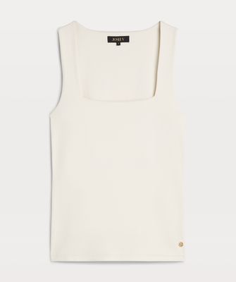 JV LINDE top - creme white