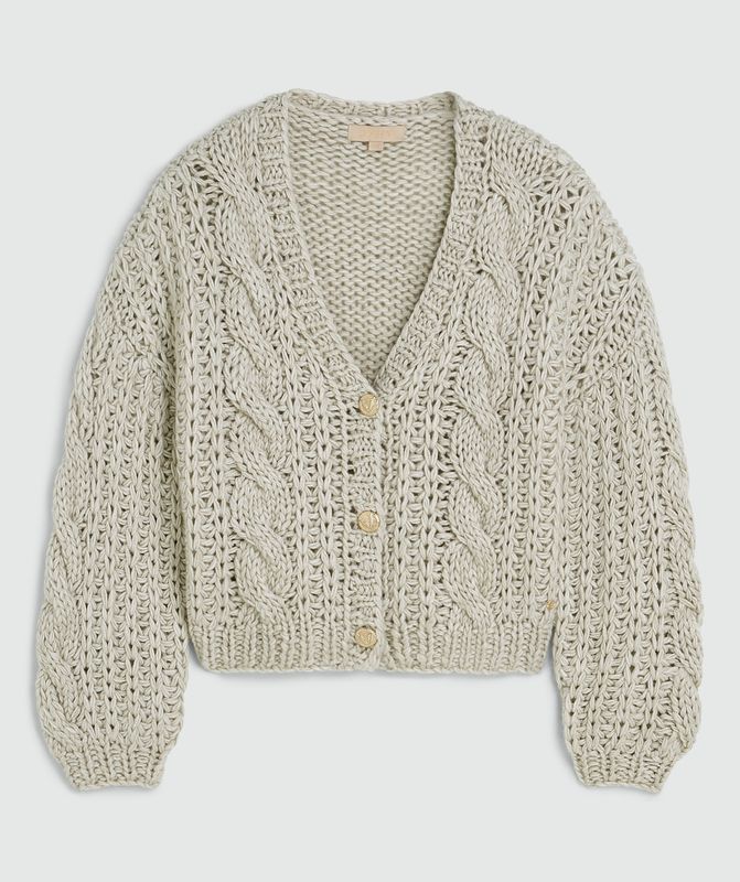 JV FAYENNE vest - warm grey