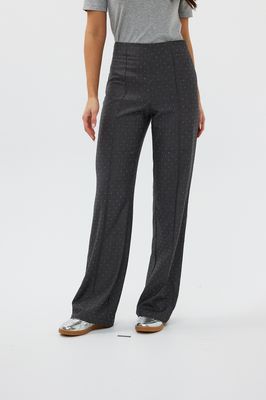 HEYB ANN broek - grey glitter