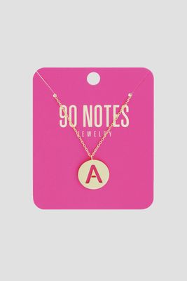 Initiaal ketting 'coin'