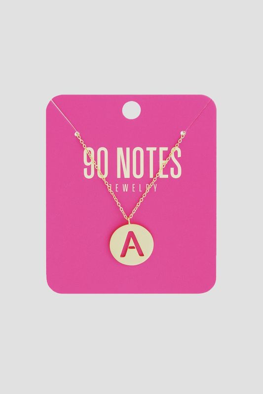 Initiaal ketting 'coin'