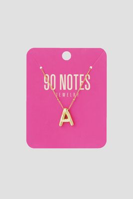 Initiaal ketting 'bubble'