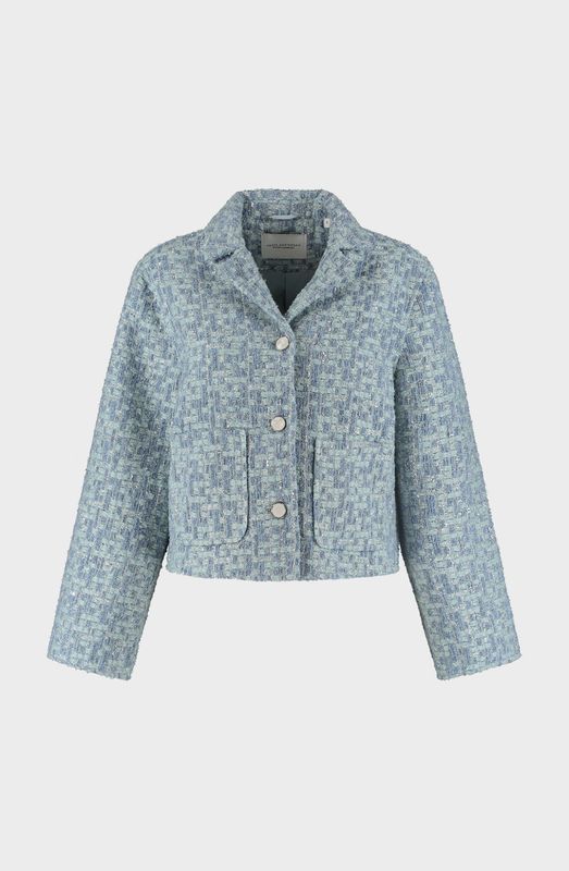 AMAYA POPPY jacket - blue/glitter